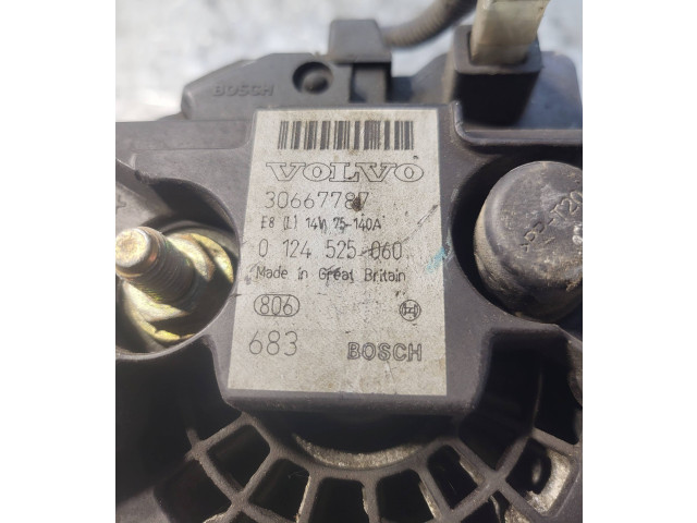 Генератор 30667787, 0124525060   Volvo S80      