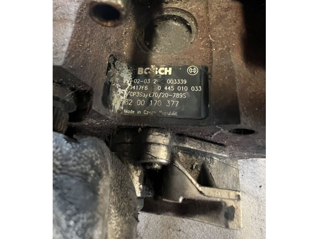 Vstřikovací čerpadlo 8200170377, 0445010033   Renault Vel Satis     