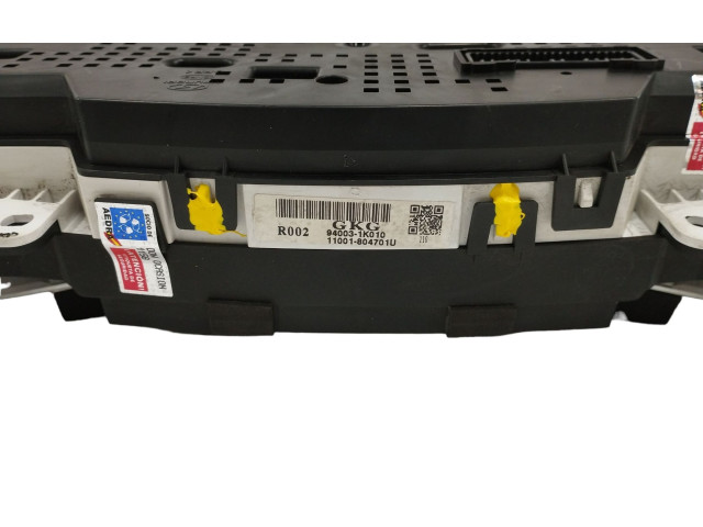 Панель приборов 940031K010, 11001804701U   Hyundai ix20       