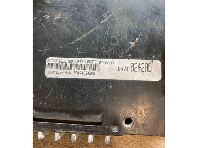 Vstřikovač P04748242AD, P04748242AC Plymouth Voyager