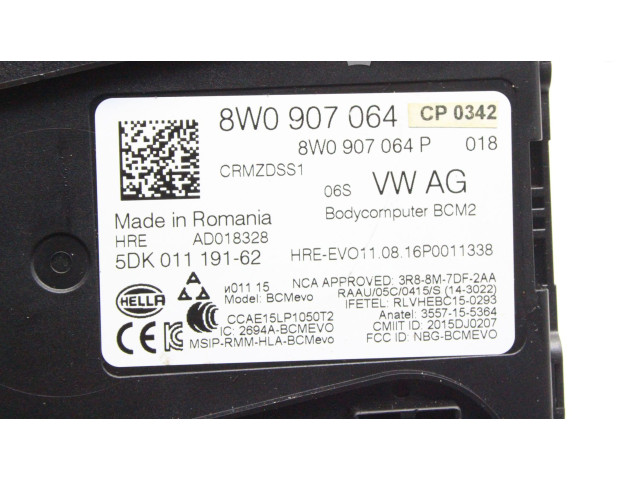 Блок комфорта 8W0907064 Audi Q5 SQ5