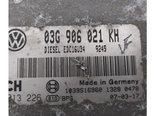 Блок управления двигателя 03G906012KH, 0281013226 Volkswagen Golf SportWagen