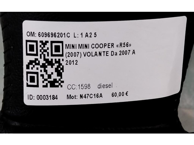 Руль Mini One - Cooper Coupe R56 2005 - 2014 года 609696201C, 609696201C