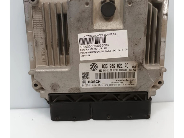 Řídící jednotka 03G906021PC Volkswagen Caddy 2010