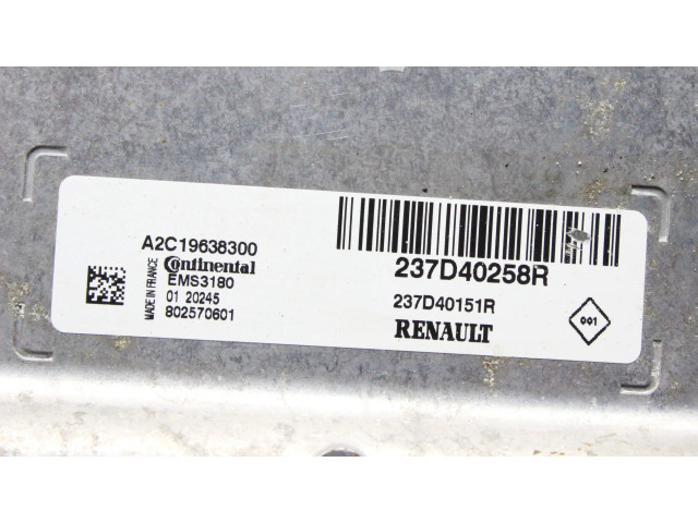 Řídící jednotka 237D40258R Renault Kangoo III 2021