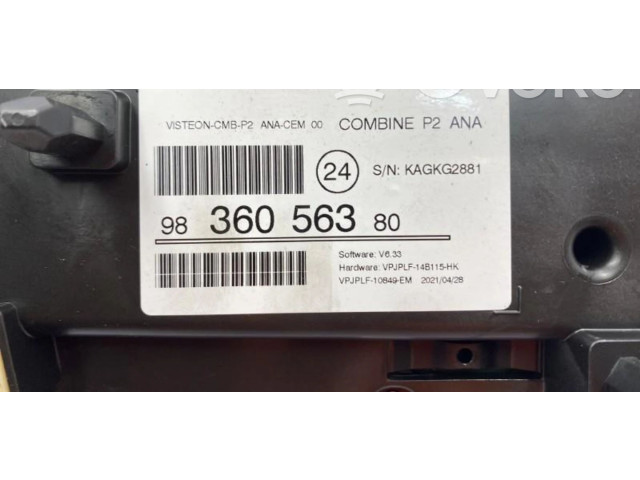 Панель приборов 9836056380 Peugeot 2008 II