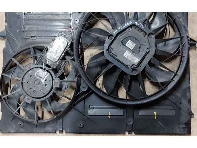 Комплект вентиляторов 7L012120E, 7L0121203J Volkswagen Touareg I 3.0
