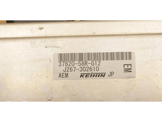 Блок управления двигателя 37820-58R-G12, J267-302610   Honda Jazz
