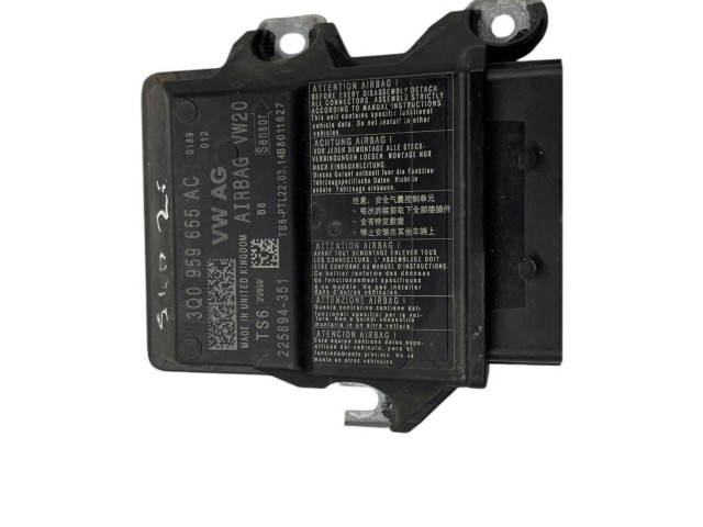 Блок подушек безопасности 3Q0959655AC, 14B8011627   Skoda Octavia Mk3 (5E)