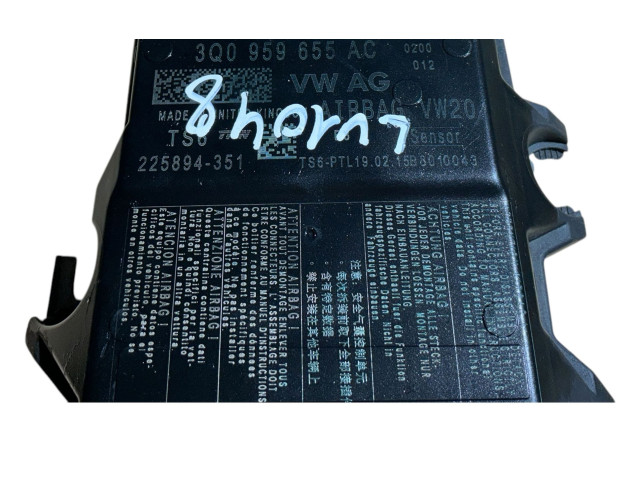Блок подушек безопасности 3Q0959655AC, 225894351   Skoda Octavia Mk3 (5E)