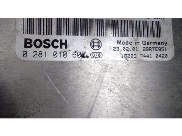 Řídící jednotka A6111537379, 0281010607 Mercedes-Benz C W203 2003