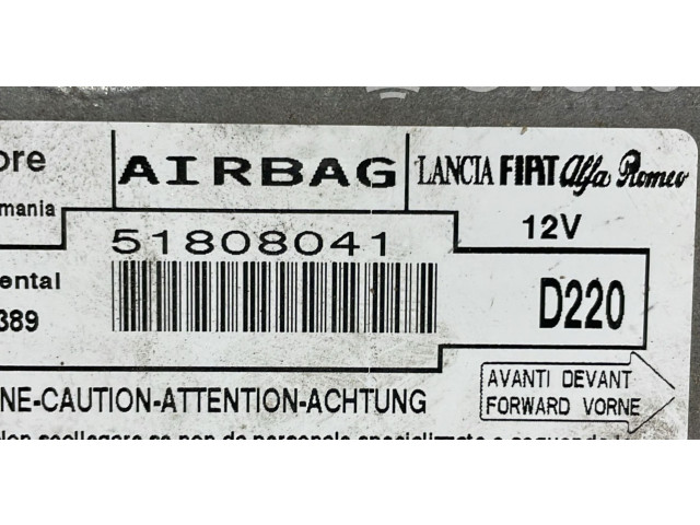 Блок подушек безопасности 51808041, 51808041   Lancia Delta III