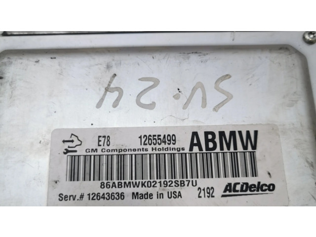 Řídící jednotka 12655499 Chevrolet Aveo 2011