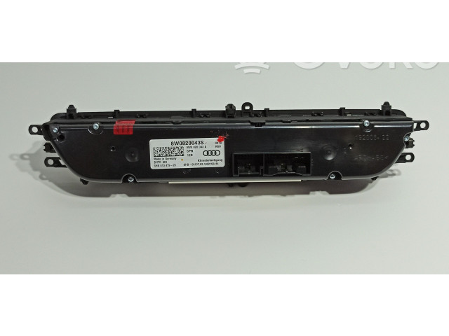 Блок управления климат-контролем 8W0820043S, 8W0820043S5PR Audi A4 Allroad