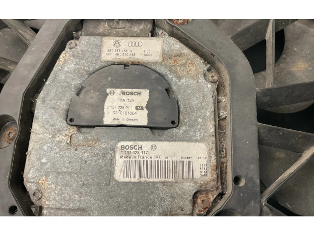 Комплект вентиляторов 4E0121205B, 0130706815 Audi A8 S8 D3 4E