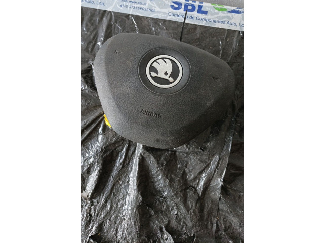 Подушка безопасности водителя 6V0880201A Skoda Fabia Mk3 (NJ)