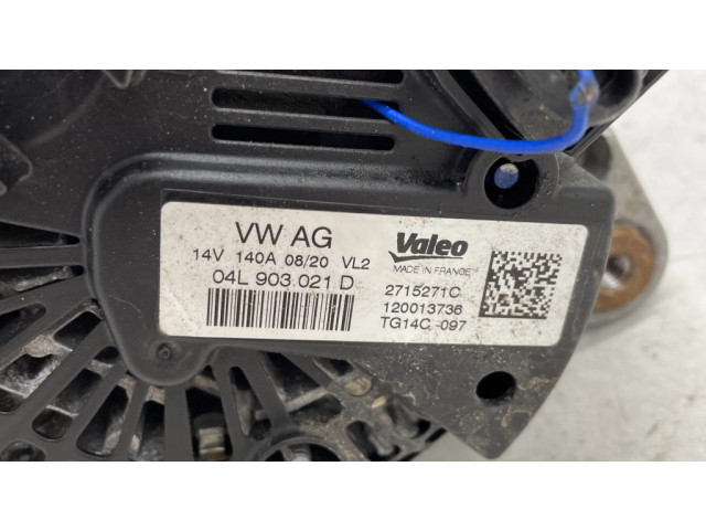 Генератор 04L903021D Audi Q3 F3 2.0