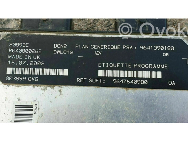 Řídící jednotka R04080026E, 9648225280 Citroen Berlingo 2001