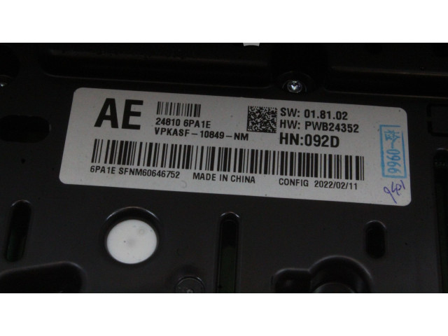 Přístrojová deska Nissan Juke II F16 2022 248106PA1E, 248106PA1E