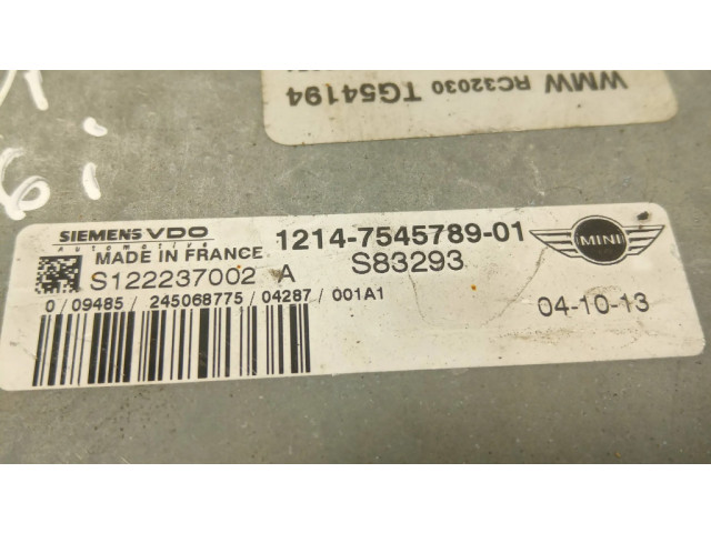 Řídící jednotka 7545789, S122237002A   Mini One - Cooper R50 - 53 2005