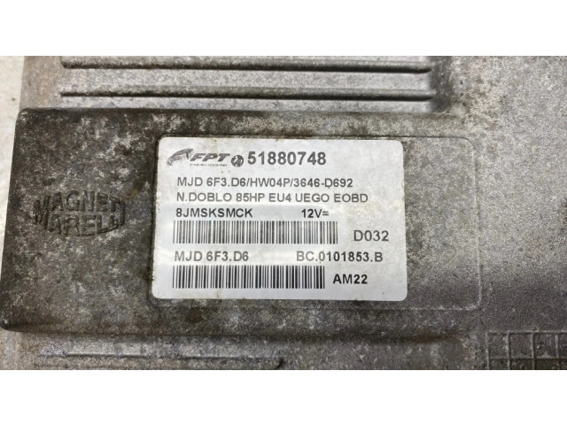 Řídící jednotka BC0101853B, 51880748 Fiat Doblo 2010