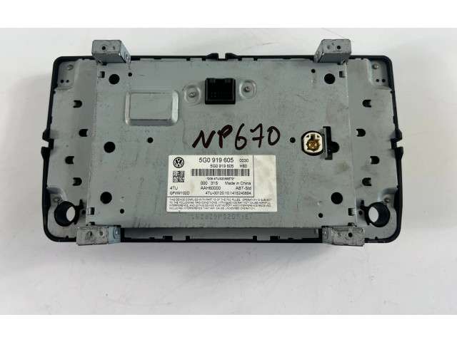 Дисплей    5G0919605   Volkswagen Golf VII