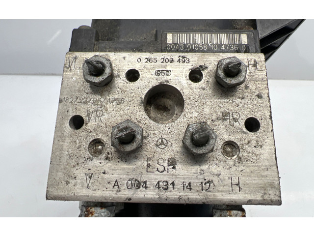 Блок АБС 0265202493, A0044311412 Mercedes-Benz CLK A208 C208 1997 - 2002 года