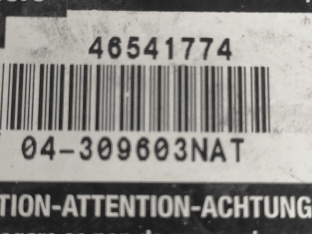 Блок подушек безопасности 46541774, 04309603NAT   Fiat Bravo - Brava