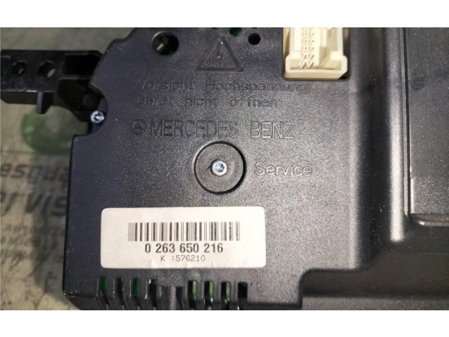 Přístrojová deska Mercedes-Benz S AMG W221 2008 0263650216, 0090059