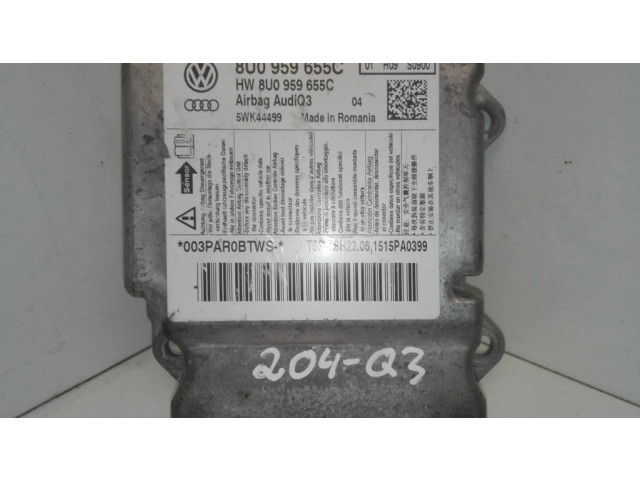 Блок подушек безопасности 8U0959655C, 5WK44499 Audi Q3 8U