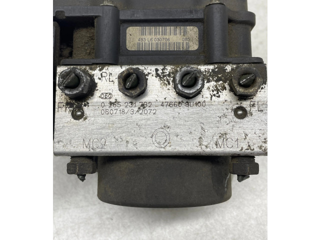 Jednotka ABS 476609U100, 0265231732 Nissan Note (E11) 2007