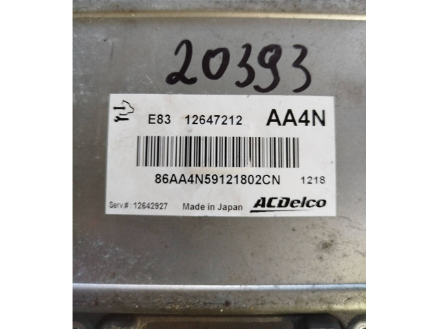 Блок управления двигателя 12647212   Opel Meriva B