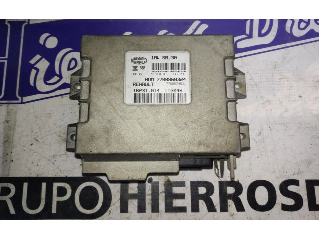 Блок управления двигателем Блок управления 7700860324   Renault Twingo I