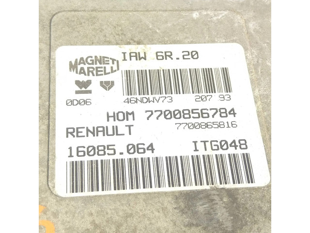 Блок управления двигателя 7700856784, 16085064   Renault Twingo I