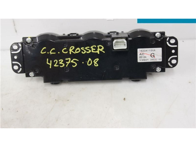 Блок управления климат-контролем 6452G7, 7820A115XA   Citroen C-Crosser