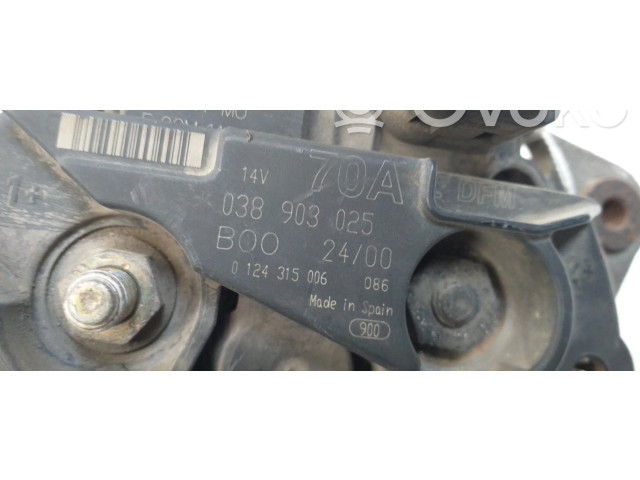 Генератор 038903025 Volkswagen Polo