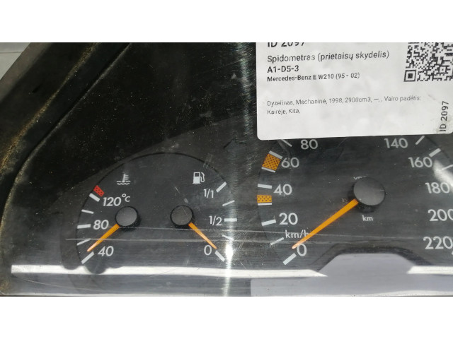 Přístrojová deska Mercedes-Benz E W210 1999 2105401248