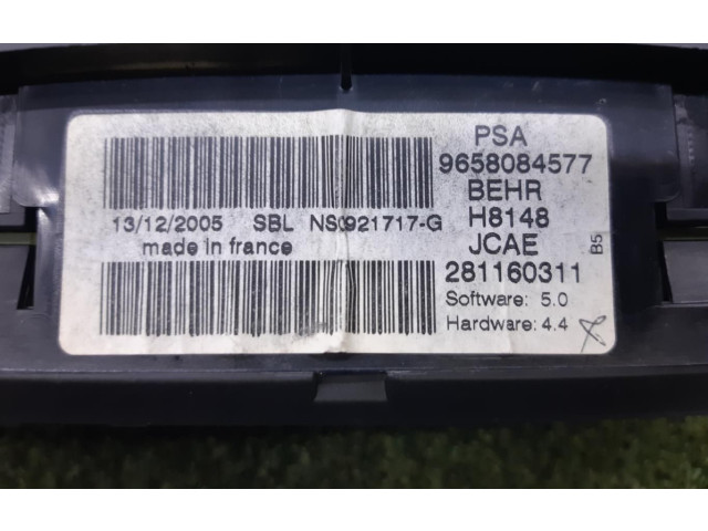 Блок управления климат-контролем 9658084577 Citroen C4 I