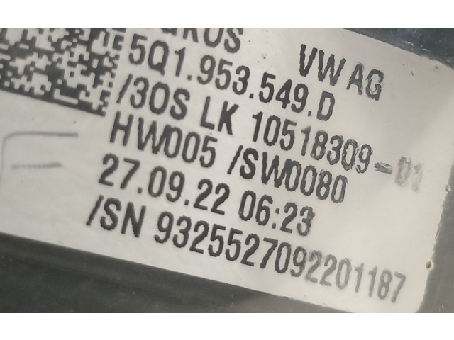 Подушка безопасности водителя 5Q1953549D Skoda Octavia Mk4