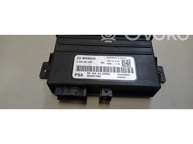 Řídící jednotka 9663821680   Citroen Berlingo 2018