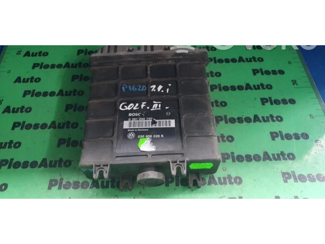 Блок управления двигателем Блок управления 0261200750, 030906026K Volkswagen Golf III