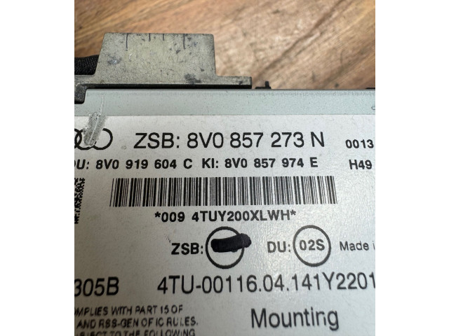 Дисплей 8V0857273N, 8V0919604C Audi A3 S3 8V