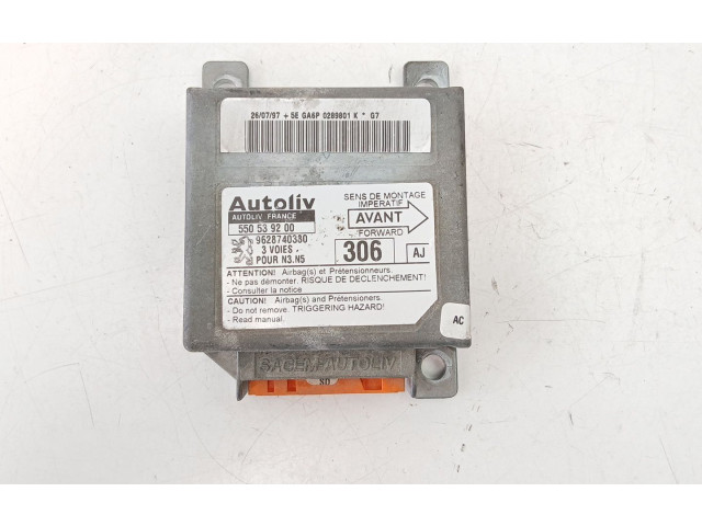 Блок подушек безопасности 9628740380, 550539200 Peugeot 306