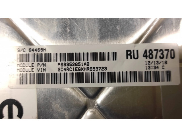 Řídící jednotka P68352651AB, p05150888ad Chrysler Pacifica 2017