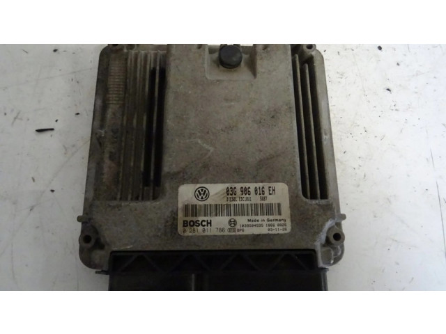 Блок управления двигателя 03G906016EH Volkswagen Touran I