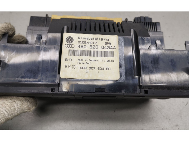 Блок управления климат-контролем 4B0820043AA, 5HB00760450   Audi A6 S6 C5 4B