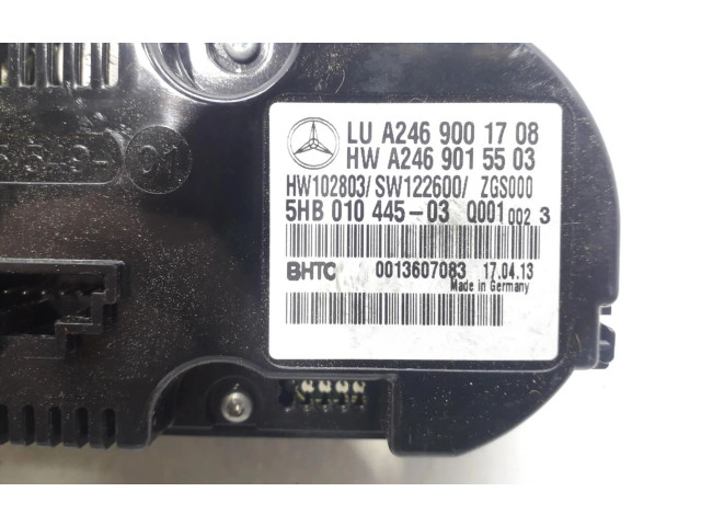 Блок управления климат-контролем A2469001708   Mercedes-Benz A W176