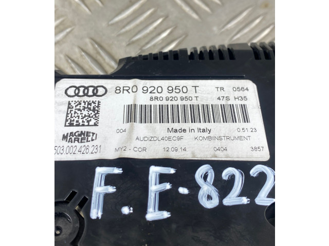 Панель приборов 8R0920950T Audi Q5 SQ5