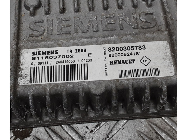 Блок управления коробкой передач 8200052418, S118037002 Renault Clio II