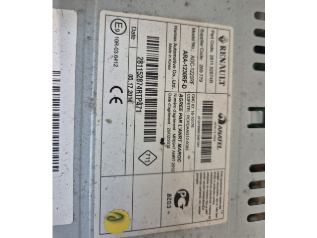 Радио/ проигрыватель CD/DVD / навигация 280210769R    Renault Clio IV  K9K_612 